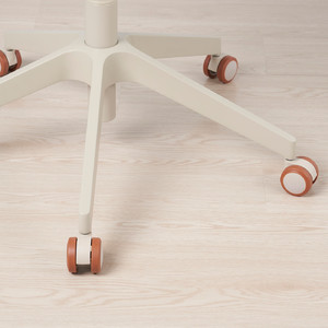 IDÅSEN / GRUPPSPEL Desk and chair, brown/beige, 160x80 cm