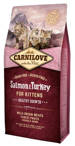 Carnilove Cat Salmon & Turkey for Kittens Cat Dry Food 6kg