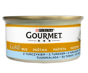 Gourmet Gold Cat Food Mousse with Tuna 85g