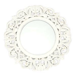 Mirror Sculpted, white