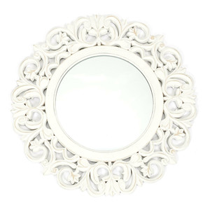 Mirror Sculpted, white