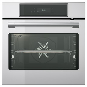 STENABY True fan oven, air fry function pyrolytic/stainless steel colour IKEA 700