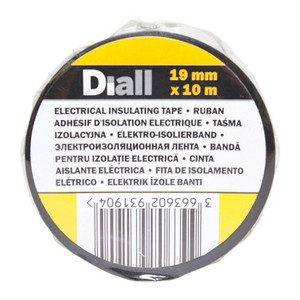 Diall Black Electrical Tape 19 mm x 10 m