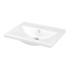 GoodHome Nira White Countertop Basin 60cm