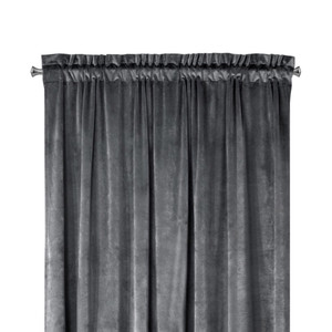 Curtain Rosa 135x300 cm, graphite