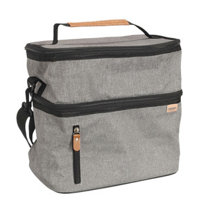 Thermal Lunch Bag Zippi XL, grey