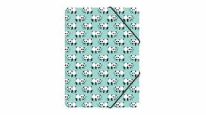 Folder with Elastic Band A4, PP, panda