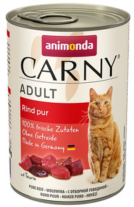 Animonda Carny Adult Cat Food Pure Beef 400g