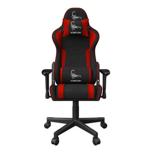 Gembird Gaming Chair Scorpion, black-red