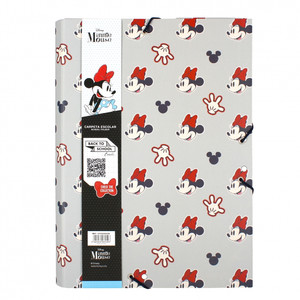 Folder with Elastic Band A4 Minnie Mouse