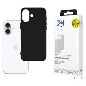 3MK Matt Case iPhone 16 Plu s 6,7, black