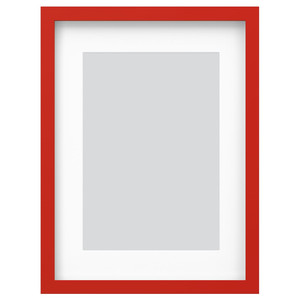 RÖDALM Frame, red, 30x40 cm