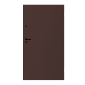 Universal Door Uran 100 with 2 locks, right, brown