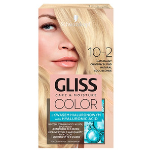 Schwarzkopf Gliss Color Permanent Hair Colour no. 10-2 Natural Cool Blonde