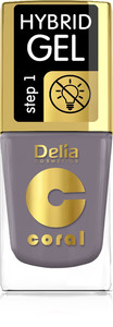 Delia Cosmetics Coral Hybrid Gel Nail Polish no. 78  11ml