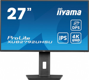 IIYAMA 27" Monitor XUB2792UHSU-B6 4K IPS DP HDMI USB-C