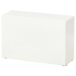 BESTÅ Shelf unit with door, Lappviken white, 60x20x38 cm