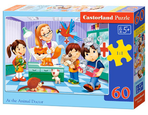 Castorland Children's Puzzle At the Animal Doctor 60pcs 5+