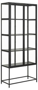 Display Cabinet Seaford, high, black