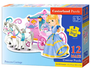 Castorland Children's Puzzle Maxi Princess Carriage 12pcs 3+