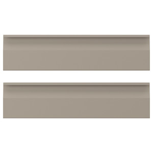 UPPLÖV Drawer front, matt dark beige, 40x10 cm