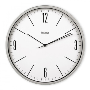 Hama Wall Clock Elegante, grey