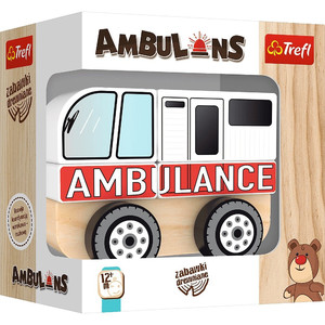 Trefl Wooden Ambulance 12m+