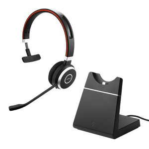 Jabra Headset with Stand Evolve 65 SE Link 380a UC Mono