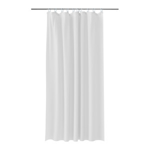 Shower Curtain GoodHome Glomma 180 x 200 cm, white