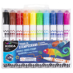Kidea Double-ended Stamp Markers 10 Colours