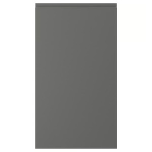 VOXTORP Front for dishwasher, dark grey, 45x80 cm