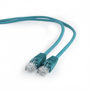 Gembird Green Patch Cord cat. 5E molded strain relief 50u" plugs, 5m