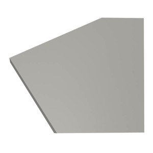 GoodHome Bathroom Countertop Perma 60 x 45 cm, grey