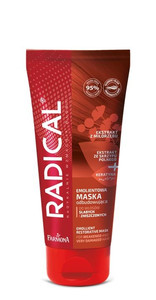 Farmona Radical Emolient Restorative Mask for Weak & Very Damaged Hair 95% Natural Vegan 100ml