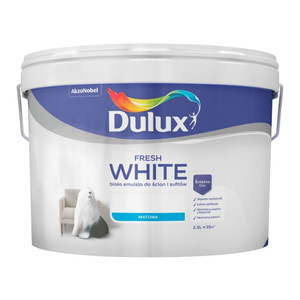 Dulux Matt Emulsion Paint Fresh White 2.5l