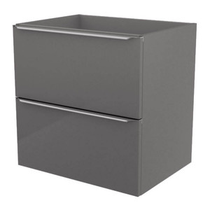 Wall-mounted Basin Cabinet GoodHome Imandra 60cm, grey