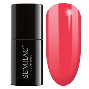 SEMILAC UV Gel Polish 024 Vibrating Tomato 7ml