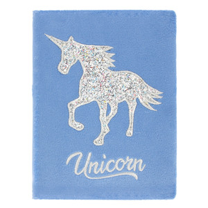 Plush Notebook Unicorn A5