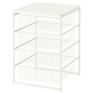 JONAXEL Frame/wire baskets/top shelf, 50x51x70 cm