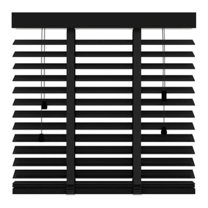 Venetian Blind 80 x 220 cm 50 mm, black