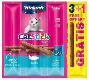 Vitakraft Cat Stick Classic Salmon 4pcs