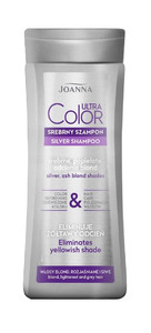JOANNA Ultra Color Silver Shampoo for Silver, Ash Blond Shades 200ml