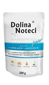 Dolina Noteci Premium Junior Small Breeds Wet Dog Food with Lamb Stomachs 100g