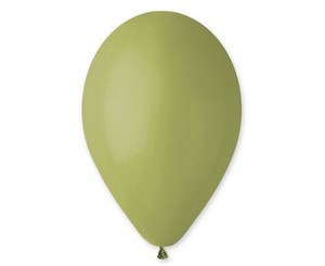 Balloons Pastel 10" 100pcs, olive green