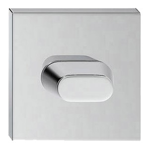 Door Escutcheon Q, square, glossy chrome