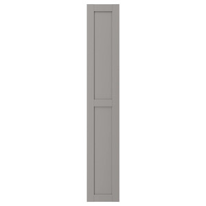 ENHET Door, grey frame, 30x180 cm