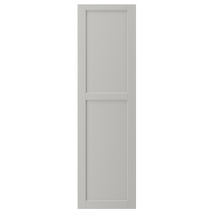 LERHYTTAN Door, light grey, 40x140 cm