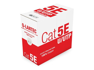 Q-Lantec Ethernet Cable Cat.5e U/UTP Copper KIU5PVC305Q 305m, grey