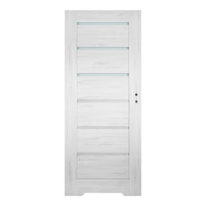 Non-rebated Internal Door Toreno 70, undercut, left, silver oak