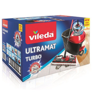 Vileda UltraMat Turbo Flat Spin Mop & Bucket Set